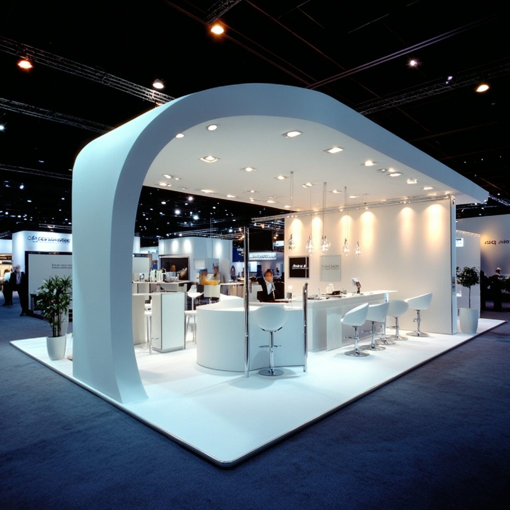 Custom exhibition stall design by AUREXIA Studio