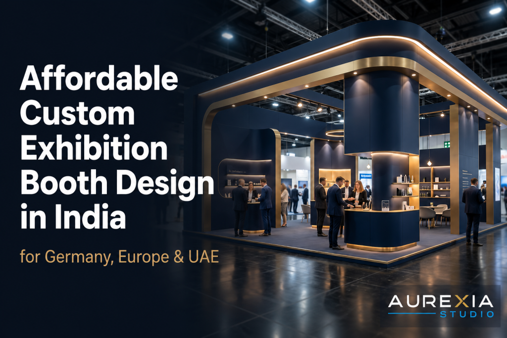 Affordable Custom Exhibition Booth Design in India for Germany, Europe & UAE
