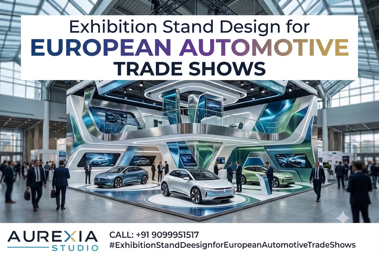Exhibition Stand Design for European Automotive Trade Shows