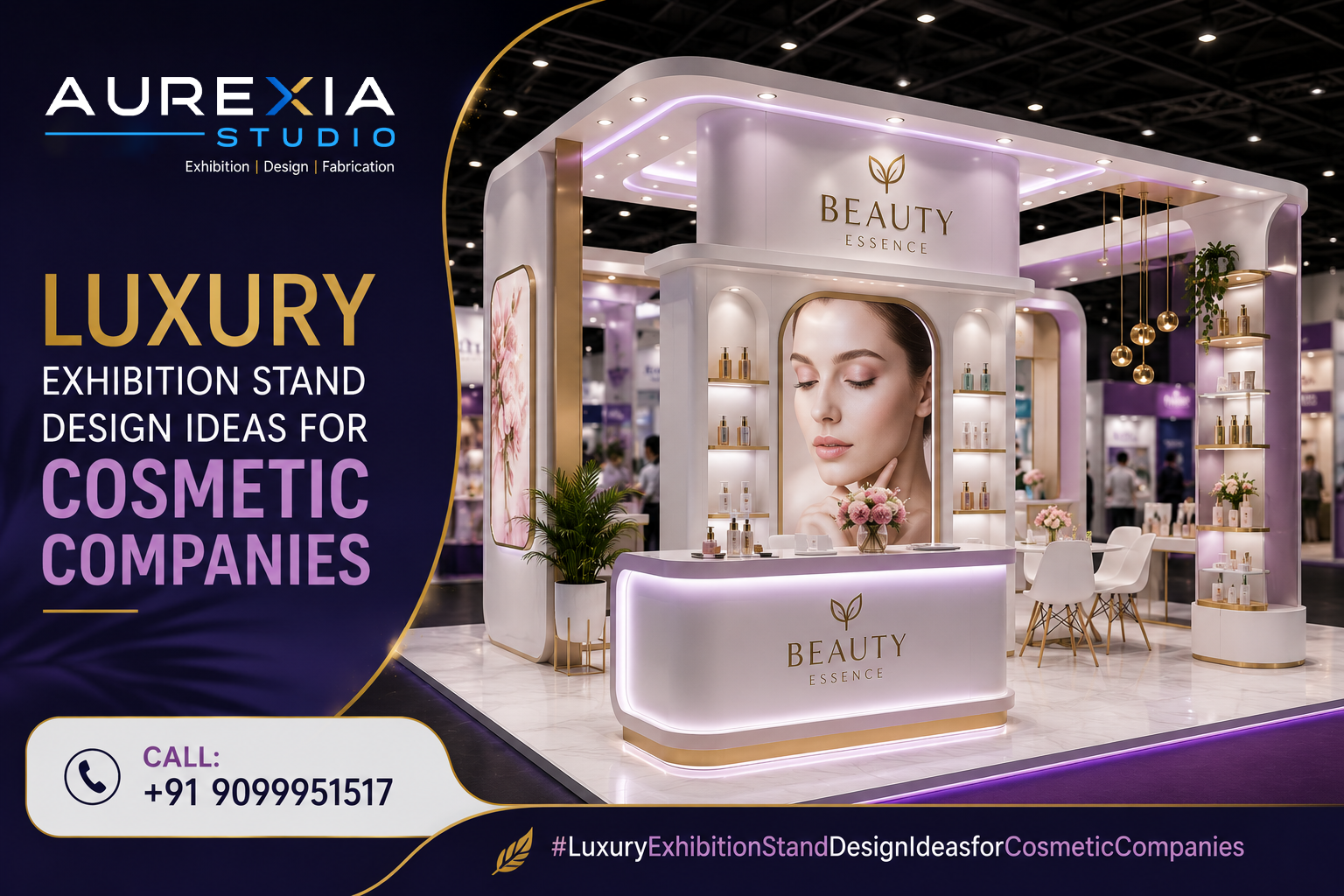 Luxury Exhibition Stand Design Ideas for Cosmetic Companies