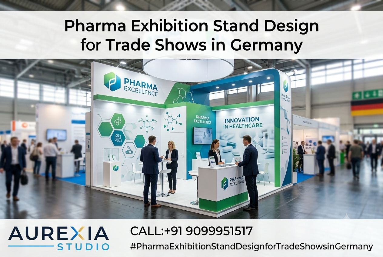 Pharma Exhibition Stand Design for Trade Shows in Germany